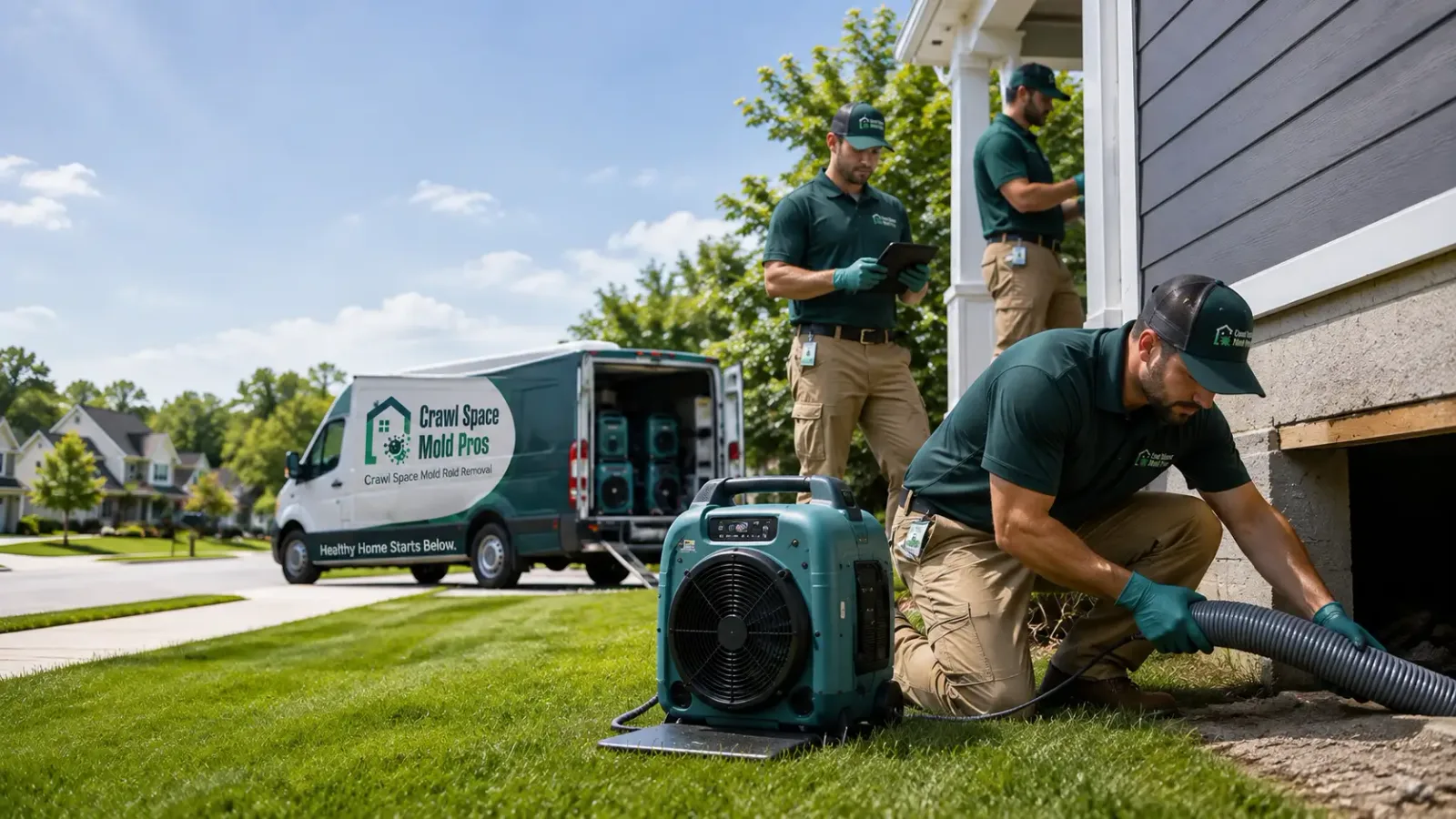 Crawl Space Mold Removal in Indian Head, PA